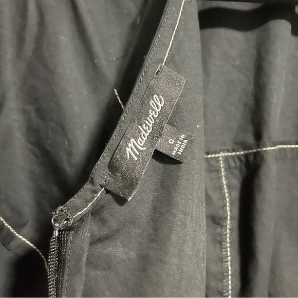 MADEWELL Puff-Sleeve Drop-Waist Midi Dress - Picture 11 of 12